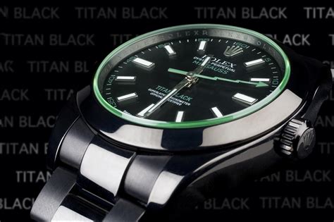 rolex milgauss titan black prezzo replica|rolex milgauss green crystal rep.